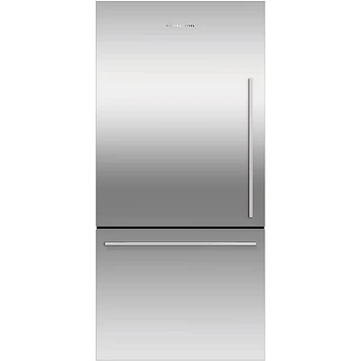 Fisher & Paykel Cu. Ft. Stainless Steel Bottom-Freezer Counter-Depth Refrigerator | Electronic Express