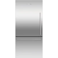 Fisher & Paykel 17.1 Cu. Ft. Stainless Steel Bottom-Freezer Counter-Depth Refrigerator | Electronic Express