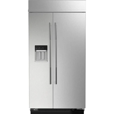 Jenn-Air 25.5 Cu. Ft. Stainless Steel Side-By-Side Counter Depth Refrigerator | Electronic Express