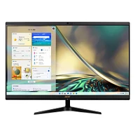Acer 27 Inch All-in-One Desktop Computer - Intel i5-1235U - 8GB/512GB - Black | Electronic Express