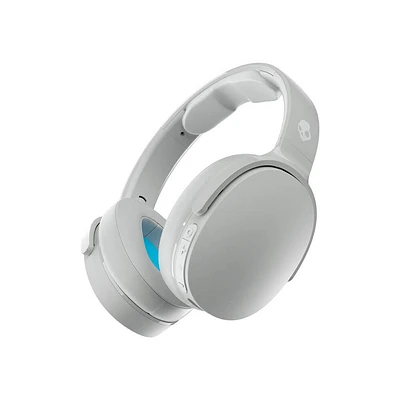 Skullcandy Hesh Evo Light Grey/Blue Wireless Over-Ear Headphones | Electronic Express