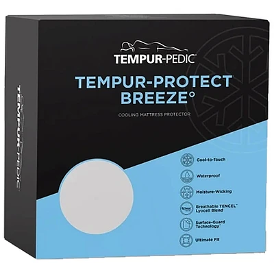 Tempur-Pedic TEMPUR-Protect BREEZE Mattress Protector - Twin XL | Electronic Express