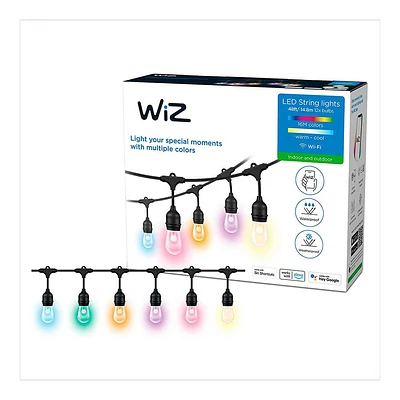 WiZ 48 Ft. Outdoor Wifi Color String Lights | Electronic Express