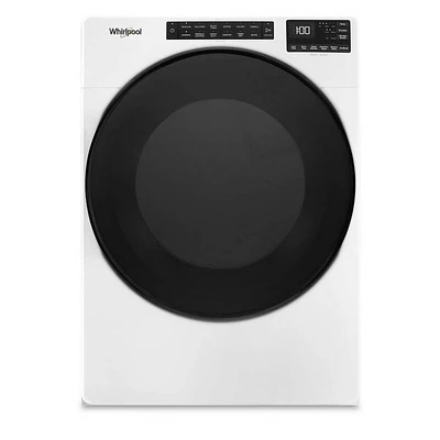 Whirlpool 7.4 Cu. Ft. White Electric Front Load Dryer | Electronic Express