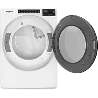 Whirlpool 7.4 Cu. Ft. White Electric Front Load Dryer | Electronic Express