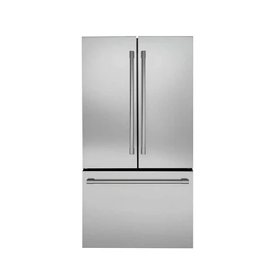 Monogram 23.1 Cu. Ft. Stainless Steel Counter-Depth French-Door Refrigerator | Electronic Express
