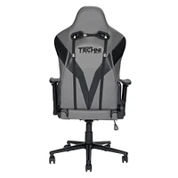 RTA Products Techni Sport XL Gray Ergonomic Gaming Chair | Electronic Express