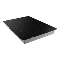 Samsung 30 inch Black 4-Burner Smart Induction Cooktop with WiFi | Electronic Express
