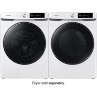 Samsung 4.5 Cu. Ft. White Smart Dial Front Load Washer | Electronic Express