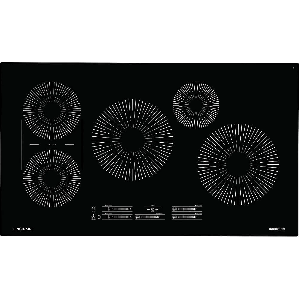 Frigidaire 36 inch Black Built-in Induction Electric Cooktop | Electronic Express