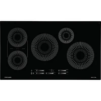 Frigidaire 36 inch Black Built-in Induction Electric Cooktop | Electronic Express