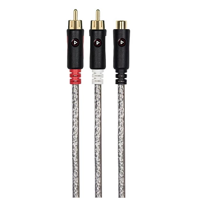 Audio Solutions ASADPTY2 RCA Y Cable (2 Male to 1 Female) | Electronic Express