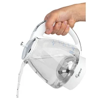 Capresso H20 White Glass Water Kettle | Electronic Express
