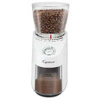 Capresso Infinity Plus White Conical Coffee Grinder | Electronic Express
