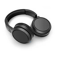 Phillips Wireless Over-Ear Headphone - Black | Electronic Express