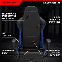 Respawn 110V3P Reclining Ergonomic Racing Style Gaming Chair