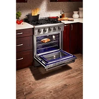 Thor Kitchen 4.2 Cu. Ft. Stainless Slide-In Professional Gas Range | Electronic Express
