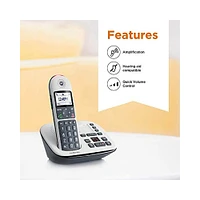 Motorola DECT 6.0 Digital Cordless Phone with Answering Machine - 4 Pack | Electronic Express