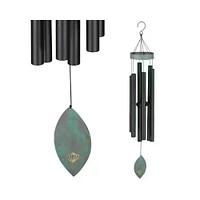 Regal 40 in. Patina Breeze Black Wind Chime | Electronic Express