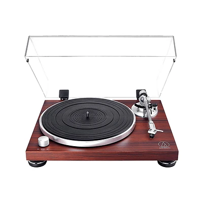 Audio Technica Wireless Belt-Drive Turntable - Rosewood | Electronic Express