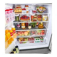 LG 25.5 Cu. Ft. Stainless Steel French Door Smart Refrigerator | Electronic Express