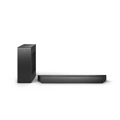 Phillips 520W Soundbar 2.1 with Wireless Subwoofer | Electronic Express