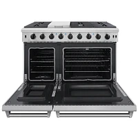 Thor Kitchen 6.8 Cu. Ft. Stainless Steel Freestanding Double Oven Gas Range | Electronic Express