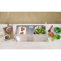 Thermador 36 inch Stainless Steel Telescopic Downdraft System | Electronic Express