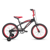 Huffy Moto X Kids Bike with Training Wheels - 18 Inch - Black | Electronic Express