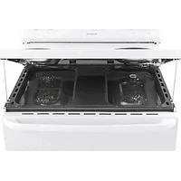 Hotpoint RBS160DMWW-OBX 5.0 Cu. Ft. White Freestanding Electric Range | Electronic Express