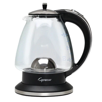 Capresso H2O Black Glass Water Kettle | Electronic Express