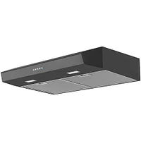 Zephyr 30 inch Breeze II Black Stainless Under-Cabinet Hood | Electronic Express