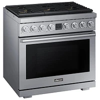 Dacor 5.9 Cu. Ft. Silver Stainless Steel Transitional Gas Range | Electronic Express