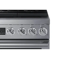 Dacor 5.9 Cu. Ft. Silver Stainless Steel Transitional Gas Range | Electronic Express