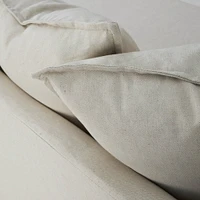Jeffan Alexia Slipcover Sofa - Light Linen | Electronic Express