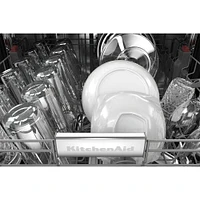 KitchenAid 44 dBA Stainless Front Control Built-In Dishwasher | Electronic Express