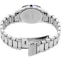 Seiko Diamond Quartz - White/Stainless Steel - 33.2mm | Electronic Express