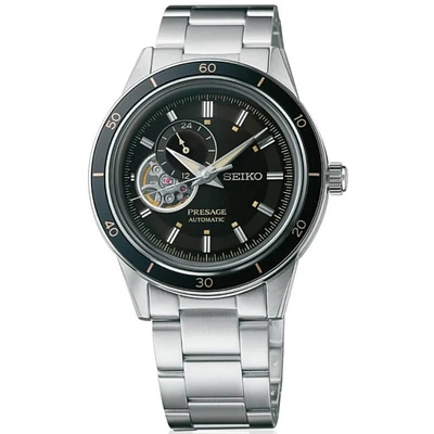 Seiko Presage Style60s Automatic - Black/Stainless Steel - 40.8mm | Electronic Express