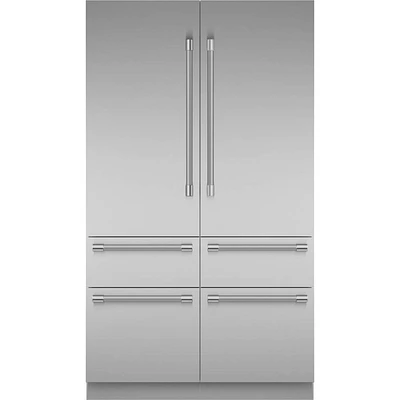 Thermador 25.7 Cu. Ft. Freedom Stainless Steel Side-by-Side Refrigerator | Electronic Express