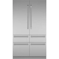 Thermador 25.7 Cu. Ft. Freedom Stainless Steel Side-by-Side Refrigerator | Electronic Express