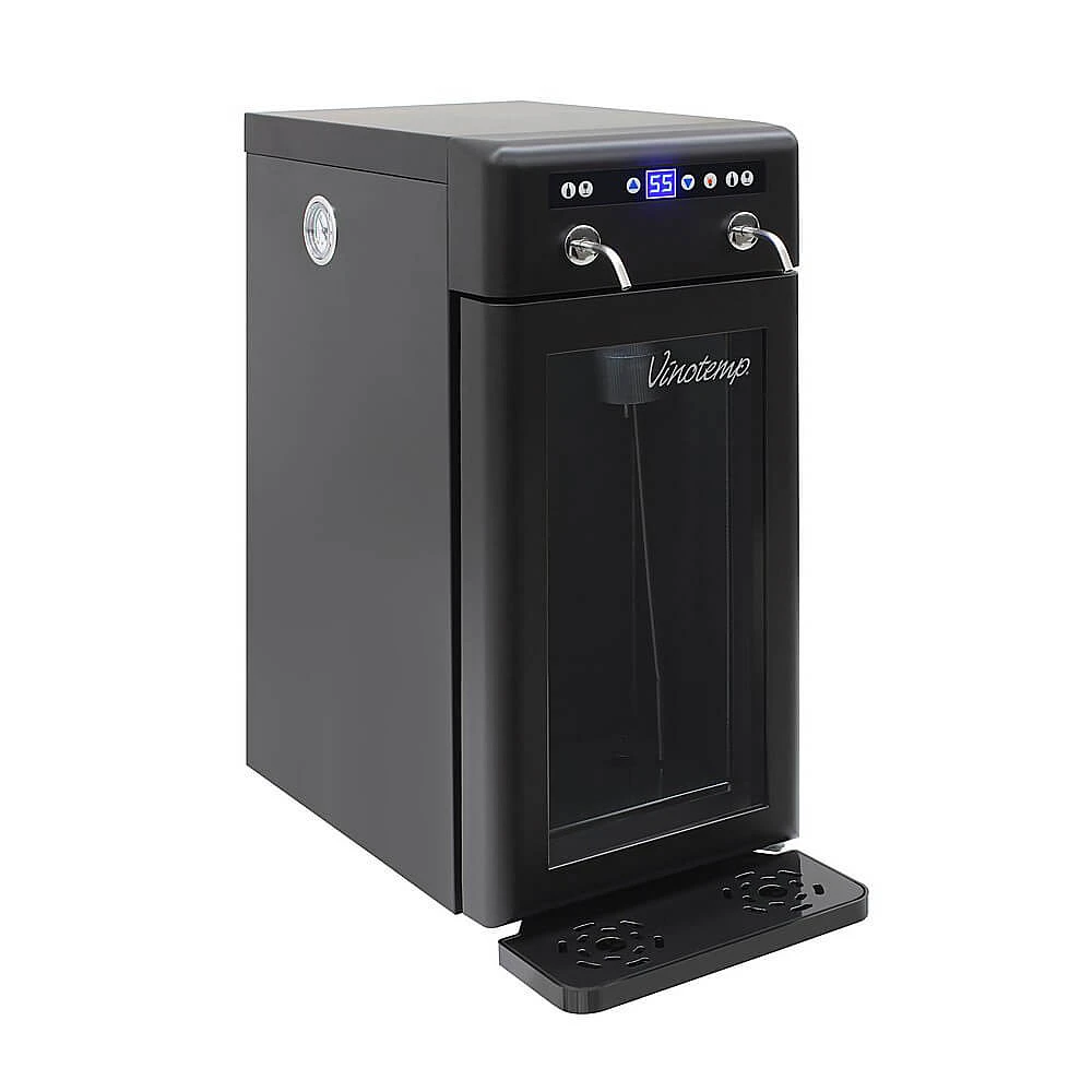 Vinotemp 2-Bottle Wine Dispenser - Black | Electronic Express