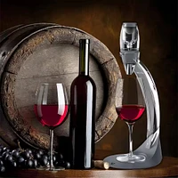 Vinturi Acrylic Wine Aerator Tower Set | Electronic Express