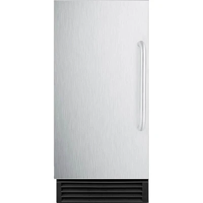 Summit 15 inch Stainless Steel Commercial Ice Maker  | Electronic Express