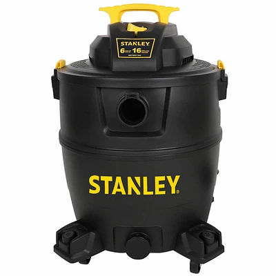 Stanley 16 Gallon Pro Poly Series Wet/Dry Vacuum | Electronic Express