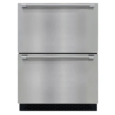Brama 3.9 Cu. Ft. Stainless Steel Indoor/Outdoor Drawer Refrigerator and Freezer | Electronic Express