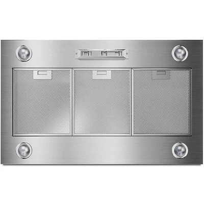 Whirlpool 36 inch Stainless Under Cabinet Range Hood Insert | Electronic Express