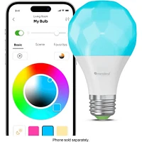 Nanoleaf Essentials Matter A19 | E26 Smart Bulbs (3 Pack) - Multicolor | Electronic Express