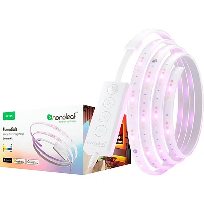 Nanoleaf 80 inch Essentials Matter Smart LED Lightstrip Smarter Kit - White/Colors | Electronic Express