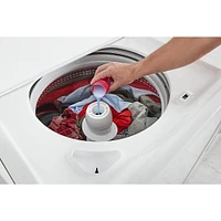 Amana 3.8 Cu. Ft. White High Efficiency Top Load Washer | Electronic Express