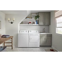 Amana 3.8 Cu. Ft. White High Efficiency Top Load Washer | Electronic Express